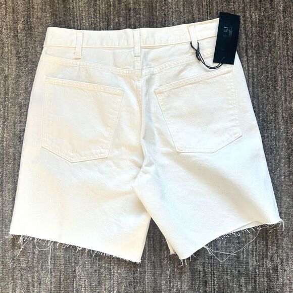 Nili Lotan Russel White Jean Shorts, Size 27, NWT - Picture 3 of 8